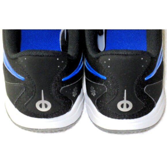 Nike Men's Legend 10 Academy IC Soccer Shoes Black Hyper Royal Blue Sizes NEW - Picture 3 of 5